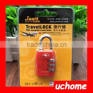 UCHOME Christmas Gift Colorful Custom Travel Secure Code TSA Lock, Luggage 3 Digital Combination TSA Code Lock Padlock photo-5
