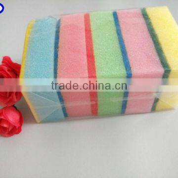 Non-scratch scouring pad,colorful dish washing scouring pad sponge