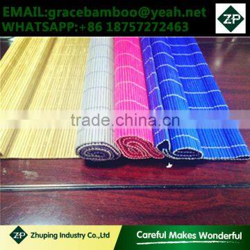 Colorful chinese bamboo placemats, Woven cheap food serving placemats