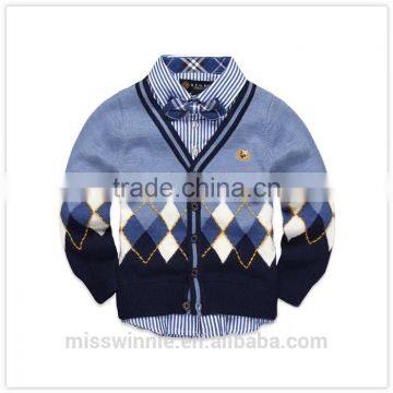 wholesale fashion boys stylish kittingsweater