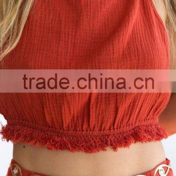 Sexy Women Crop Top Latest Design Summer Beach Sex Top photo-3
