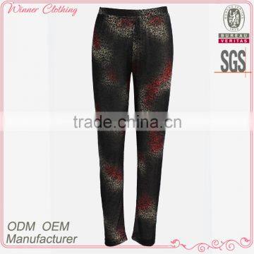 new arrival woman sexy tight leggging leopard print pattern slim fit smooth leg