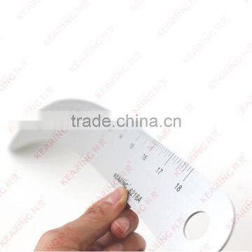 Kearing 18'' Length Metal HIP CURVE RULER / 1.5mm Thickness Aluminum Garment Curve Rule for Fashion School # 6218A photo-2