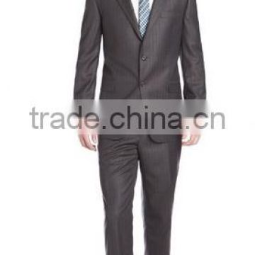 Grey Tonal Pinstripe Wool Suit (SHT1114)