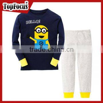 Wholesale 2016 Fashion Autumn Winter Sleepwear Cotton Boys Pajamas