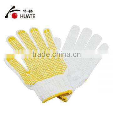 Non Slip Pvc Dotted Safety Glove photo-3