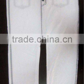 latest ladies cheap hot seamless white pants