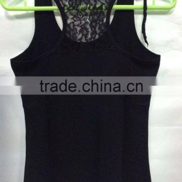 2017 Sexy Bride Rhinestone Lace Tank Tops Wholesale photo-2