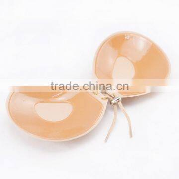 Photo Sexy Asian Girl Push up Invisible Silicone Nude Girls Bra photo-6