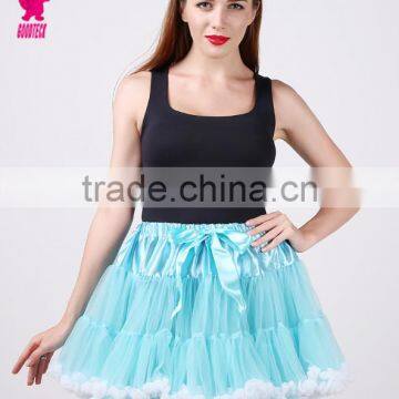 New style custom fluffy pettiskirt for adult women