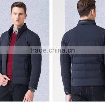 Men Stand Collar Fashion Slim Lightweight Warm Quilting Padded Jacket photo-6