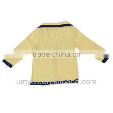 2014 New Turn-down Collar Girl's Jacquard Two-stone Sweater photo-2