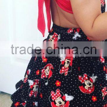 Wholesale Girl Boutique Clothes Summer Sleeveless 2 Years Old Baby Girl Ruffle Dress photo-5