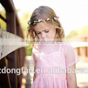 Guangzhou Kid Garment Factory Baby Boutique Wholesale White Dress Lace Baby Frock Patterns photo-5