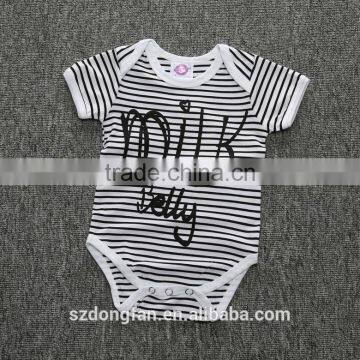 Wholesale Newborn Baby Clothes Summer 100% Cotton Breathable Baby Romper photo-2