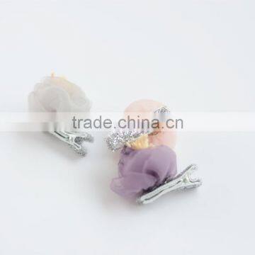 S17163A Wholesale Korean Baby Hair Clips Flower Clips Hair Accessory 2017 photo-3
