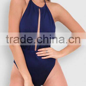 Runwaylover 066 New Fashion 2017 Ladies Sexy Halter Boaysuits photo-4