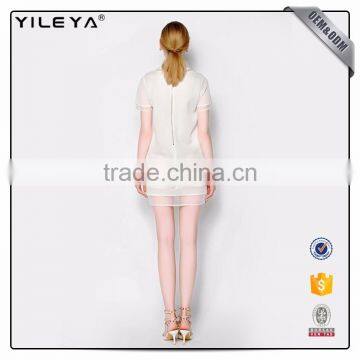 Perfect Cutting Chiffon Hem Soiree Short Dresses photo-3