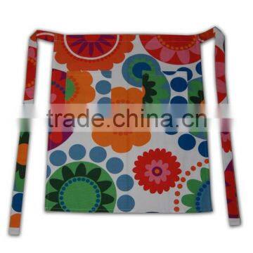Wholesale Promotional Factory Price Customized Polyester Mixed Waist Half Aprons for Women photo-5
