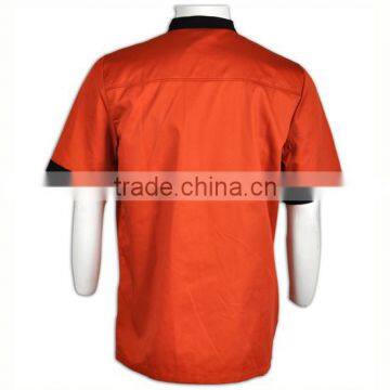 On-Time Shipment Red Color Chef Kitchen Uniform photo-4