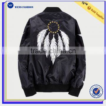 China Wholesale Embroidery Jacket Down Jacket For Winters Man Stain Bomber Jacket