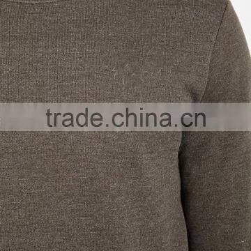 Wholesale Blank Bodybuilding Long Sleeve No Hooded Round Neck Sweatshirt photo-5