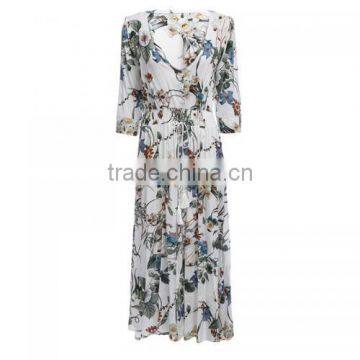 2017 High Waist One-piece Dress Big Pendulum Type Fashion Dress photo-4