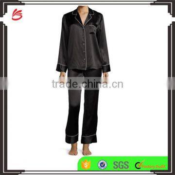 Silk Satin Two-Piece cheap wholesale ladys pajamas nightwear