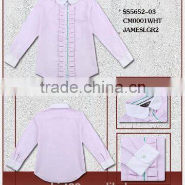 Designer Collection of Dots Check Kid Shirt Children Shirt photo-3