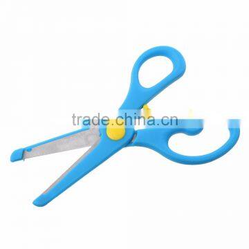 Cheap Home Office Blue ABS Stainless Steel School Childrens/Student Scissors photo-2