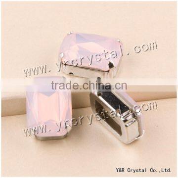 High Quality Rose Water Opal Crystal Beads With Claw for Bags