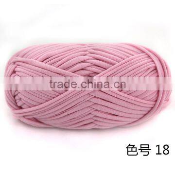 Yarn wholesale china t shirt yarn new fashion 100 polyester t shirt yarn for crochet