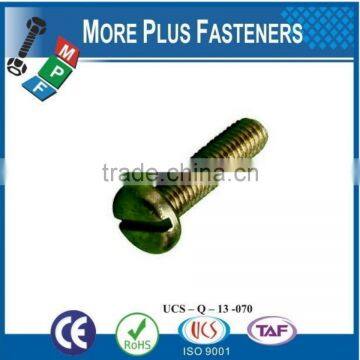 Made in Taiwan Brass Stainless Steel Carbon Steel Slotted Cheese Head Machine Screw photo-2