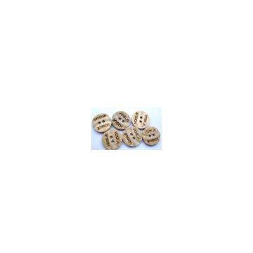Natural Coconut Shell Button