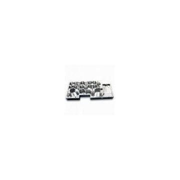 Precision CNC Milling Part for 3G Telecommunication, Measuring 350 x 160 x 34mm