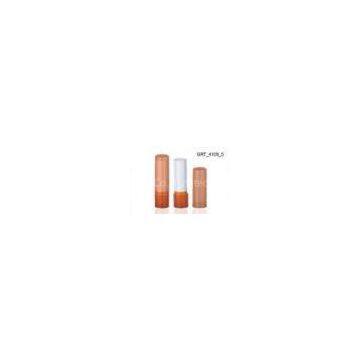 Fashionable PS+POM Semi-transparent Injection Lip Balm Tubes , Cosmetics Lipbalm Case