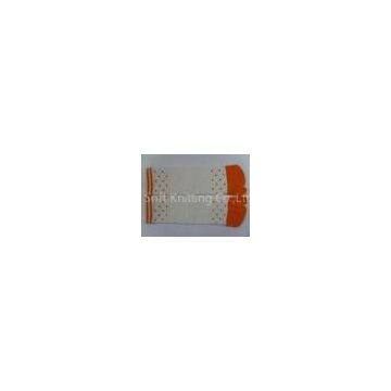 OEM Individual Cotton Orange + White / Green +Grey Separate Toe Socks For Children