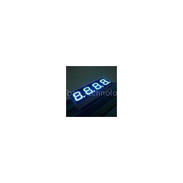 Bright Blue 7 Segment 4 Digit LED Display For Digital Indicators 0.4 Inch