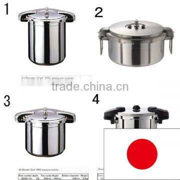 Easy to use pressure cookers pan with multiple functions made in Japan
