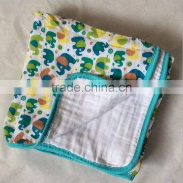 4 layers swaddle blanket big size 47*47 inch