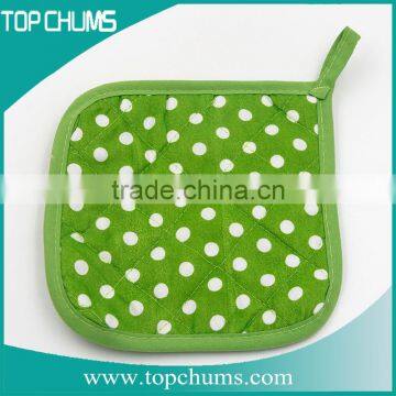 GREEN DOT Kitchen oven gloves with fingers,pot holder purse,gloves for kitchen