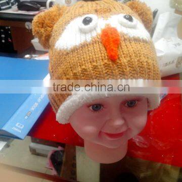 Fashion wholesale baby hats kids children bulk knit hats cheap knit hat