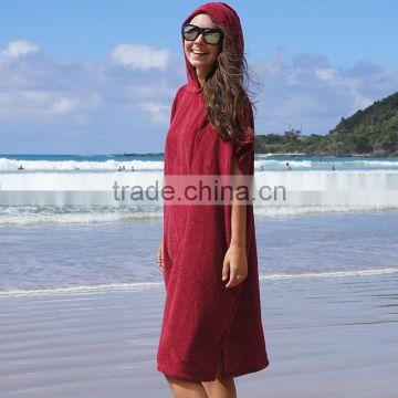 Custom Personalized Bath Robe With Hooded Surf Poncho Beach Towel