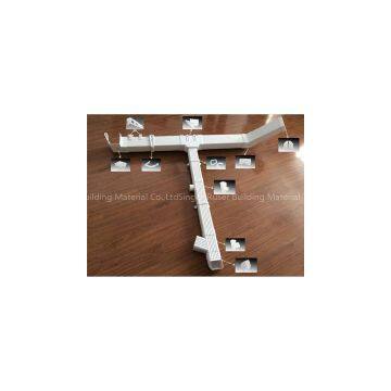 House Roofing Used PVC Rain Gutter For Rain Drainage System