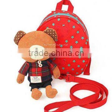 lovely red bear baby walking harness