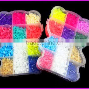 New designed box packing kids cheap diy hama beads