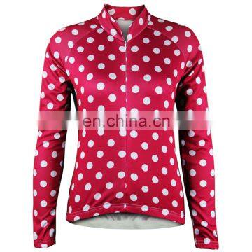 Custom Women Fashion Sublimation Cycling Jersey