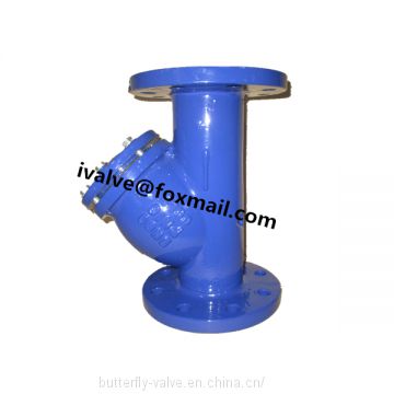 GG25 DIN Flanged Y Strainer