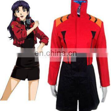 SunShine-Free Shipping Neon Genesis Evangelion Katsuragi Misato Anime Cosplay Costume