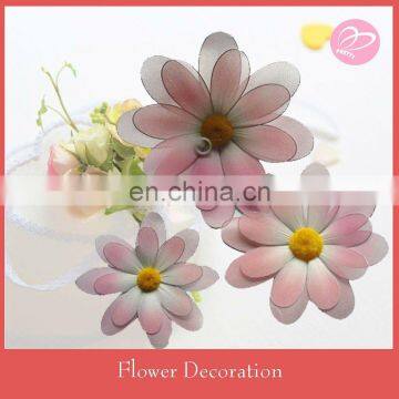 Pink Nylon artifical flower decoration for wedding party